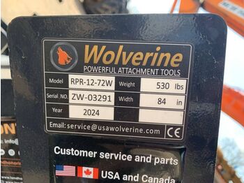 Implemento para Maquinaria de construcción Wolverine RPR-12-72W Wolverine RPR-12-72W: foto 4 Implemento para Maquinaria de construcción Wolverine RPR-12-72W Wolverine RPR-12-72W: foto 4