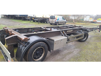 Remolque portacontenedore/ Intercambiable Kögel AWE 20 BDF Anhänger: foto 3