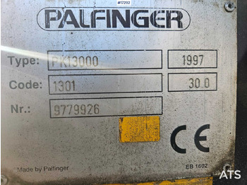 Grúa para camión PALFINGER PK 13000 hydraulic crane (1997): foto 4 Grúa para camión PALFINGER PK 13000 hydraulic crane (1997): foto 4