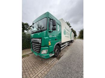 Camión caja cerrada DAF XF ZESTAW TANDEM 2021 ORYGINALNY PRZEBIEG z Niemiec / PRZEJAZDOWY Z WINDĄ /: foto 5