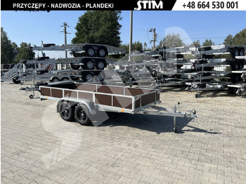 Remolque de coche nuevo Stim S12-075/4015R + przednia burta otwierana + wzmocniona rama: foto 4