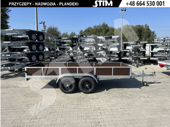 Remolque de coche nuevo Stim S12-075/4015R + przednia burta otwierana + wzmocniona rama: foto 2