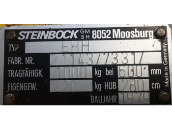Apilador Geh-Hubstapler STEINBOCK: foto 4 Apilador Geh-Hubstapler STEINBOCK: foto 4