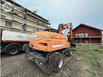 Excavadora de ruedas Doosan DX 140 W med vagn och redskap: foto 4