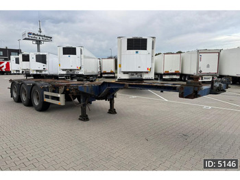 Semirremolque portacontenedore/ Intercambiable Pacton T3-010 / Multichassis / BPW Drum: foto 5