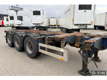 Semirremolque portacontenedore/ Intercambiable Pacton T3-010 / Multichassis / BPW Drum: foto 4