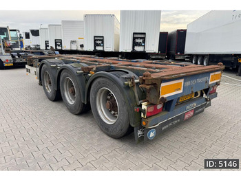 Semirremolque portacontenedore/ Intercambiable Pacton T3-010 / Multichassis / BPW Drum: foto 2