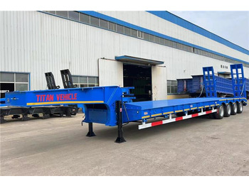 Semirremolque góndola rebajadas nuevo TITAN 4 Axle Low Bed Truck Trailer for Sale In Philippines: foto 3