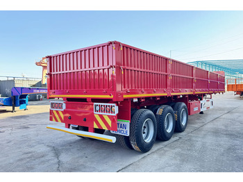 Semirremolque plataforma/ Caja abierta para transporte de materiales áridos nuevo TITAN Drop Side Trailer for Sale in Mali: foto 2