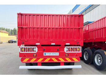 Semirremolque plataforma/ Caja abierta para transporte de materiales áridos nuevo TITAN Drop Side Trailer for Sale in Mali: foto 4
