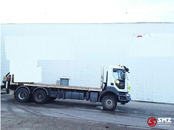 Camión caja abierta, Camión grúa Renault Kerax 380 6x4 chassis: foto 3