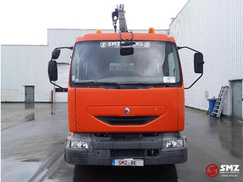 Camión volquete, Camión grúa Renault Midlum 210 Hiab 102 manual pump: foto 2