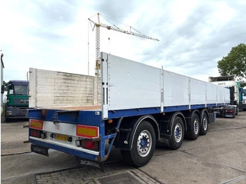 Semirremolque plataforma/ Caja abierta Kwb KWB P-504-STI-H 4-AXLE FLATBED TRAILER (SAF AXLES / 2x STEERING AXLE / 2x LIFT-AXLE / ALUMINIUM SIDE BORDS /ABS-EBS): foto 3