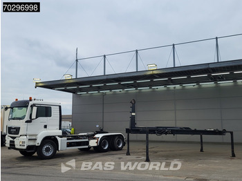 Camión multibasculante MAN TGS 33.440 6X4 25Ton AJK NHS25-5930 hooklift with 5th wheel Wechselsystem Manual Big-Axle Euro 5: foto 3 Camión multibasculante MAN TGS 33.440 6X4 25Ton AJK NHS25-5930 hooklift with 5th wheel Wechselsystem Manual Big-Axle Euro 5: foto 3