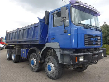 Camión volquete MAN 35.414 8x8 meiller kipper manual diesel pomp: foto 5