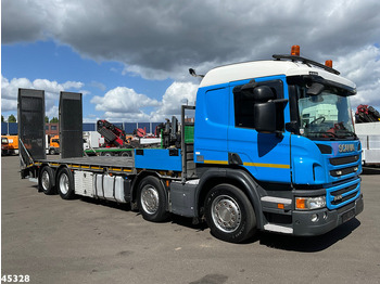 Camión portavehículos Scania P 410 8x2 Euro 6 Retarder Autotransporter met hydraulische oprijrampen: foto 4