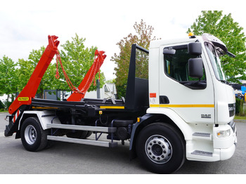 Camión portacontenedor de cadenas DAF LF 55.220 Skip loader GUIMA PALFINGER M14T: foto 3