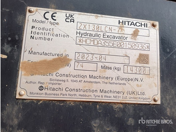 Excavadora de cadenas HITACHI ZX130LCN-7