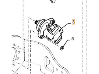 Motor hidráulico CASE