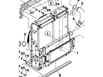 Radiador CASE