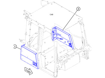 Puerta y piezas CATERPILLAR