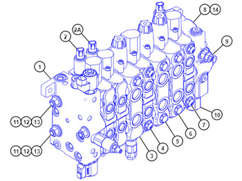 Válvula hidráulica CATERPILLAR