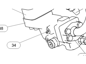 Válvula hidráulica CATERPILLAR