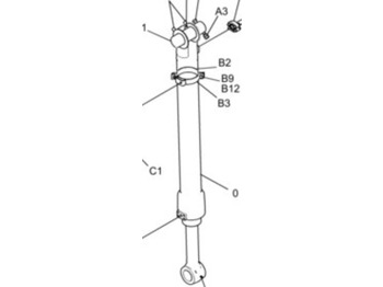 Cilindro hidráulico para Maquinaria de construcción nuevo New Holland YN01V00153F2 - YN01V00153F1: foto 2 Cilindro hidráulico para Maquinaria de construcción nuevo New Holland YN01V00153F2 - YN01V00153F1: foto 2