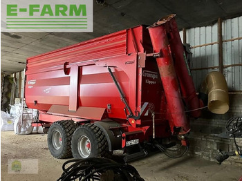 Remolque volquete agrícola Krampe big body bb 600 + canagro schnecke df1315: foto 2
