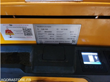 Transpaleta 2 TRANSPALETTES ELECTRIQUE A LEVEE INITIALE 24V 150Ah CHARGEUR EMBARQUE DE 2019: foto 3