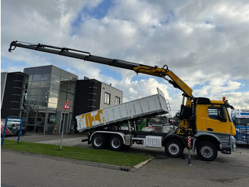 Camión caja abierta, Camión grúa Mercedes-Benz Actros 4448 - 8X4 + EURO 6 + FASSI F315 + REMOTE: foto 3