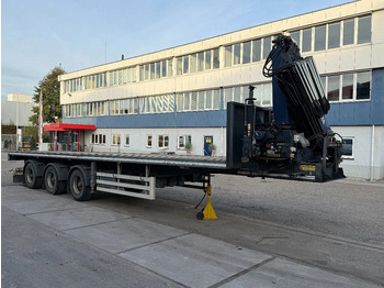 Semirremolque plataforma/ Caja abierta TURBO'S HOET 3 AXLE + AMCO-VEBA V929 6S CRANE + REMOTE: foto 2 Semirremolque plataforma/ Caja abierta TURBO'S HOET 3 AXLE + AMCO-VEBA V929 6S CRANE + REMOTE: foto 2