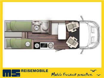 Autocaravana perfilada HYMER / ERIBA / HYMERCAR EXSIS T 588 / SAT / AHK / NAVI / EINZELBETTEN: foto 2