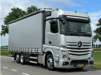 Camión lona Mercedes-Benz Actros ACTROS 2545LL EURO6. 2021. Schuifzeil Bakwagen met Laadklep.: foto 2 Camión lona Mercedes-Benz Actros ACTROS 2545LL EURO6. 2021. Schuifzeil Bakwagen met Laadklep.: foto 2
