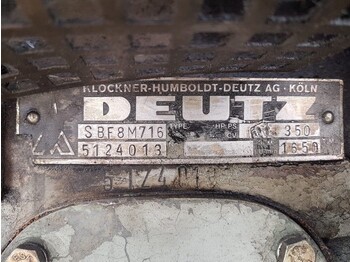 Motor para Maquinaria de construcción Deutz SBF8M716 Diesel motor 256 kW 350 PK Diesel engine: foto 4