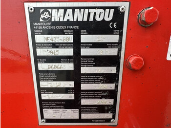 Carretilla elevadora eléctrica Manitou ME425-80V 2.5 ton Triplex Freelift Sideshift Elektra Heftruck: foto 3