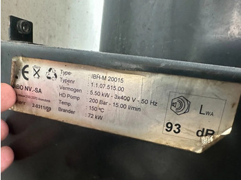 Hidrolimpiadora Perkins DIBO IBH-M 20015 Hogedruk unit 200 Bar 15 L / min Mobiele Aanhanger 12.5 kVA aggregaat: foto 5 Hidrolimpiadora Perkins DIBO IBH-M 20015 Hogedruk unit 200 Bar 15 L / min Mobiele Aanhanger 12.5 kVA aggregaat: foto 5