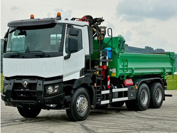 Camión grúa Renault C 430 *KIPPER 5,10 m + PK 16001 - K B* 6x4: foto 5