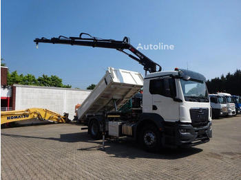 Leasing de MAN TGS 22.400 - 3 way tipper + crane MAN TGS 22.400 - 3 way tipper + crane: foto 5