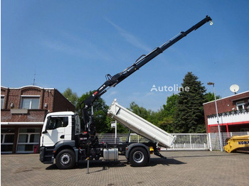 Leasing de MAN TGS 22.400 - 3 way tipper + crane MAN TGS 22.400 - 3 way tipper + crane: foto 2