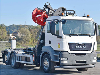 Camión multibasculante, Camión grúa MAN TGS 26.360: foto 3 Camión multibasculante, Camión grúa MAN TGS 26.360: foto 3