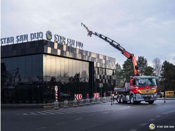 Camión caja abierta, Camión grúa Mercedes-Benz ACTROS 2648 6x4 PALFINGER PK 29002 Fly Jib Winc: foto 2