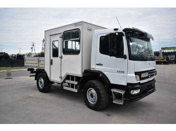 Camión caja cerrada Mercedes-Benz ATEGO 1326 4x4 OFF ROAD CAMPER BUS BOX: foto 1