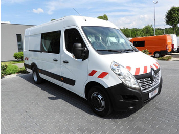 Minibús, Furgoneta de pasajeros Renault MASTER FURGON BRYGADÓWKA 7 MIEJSC TEMPOMAT BLIŹNIACZE KOŁA KLIMA: foto 4