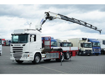 Camión caja abierta SCANIA G 490