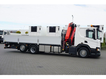 Camión caja abierta, Camión grúa Scania P 410 / 6 X 2 / SKRZYNIOWY + HDS / PALFINGER PK 24 001 / OŚ SKRĘ: foto 4 Camión caja abierta, Camión grúa Scania P 410 / 6 X 2 / SKRZYNIOWY + HDS / PALFINGER PK 24 001 / OŚ SKRĘ: foto 4