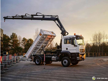 Camión grúa, Camión volquete MAN  TGS 18.360 4x4 HIAB 144 E-4 Crane Kipper MAN  TGS 18.360 4x4 HIAB 144 E-4 Crane Kipper: foto 3