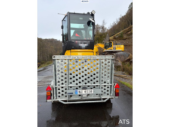 Miniexcavadora Komatsu PC24 MR-5 gravemaskin m/ pusseskuffe, rototilt, smalskuffe, graveskuffe og klype: foto 2 Miniexcavadora Komatsu PC24 MR-5 gravemaskin m/ pusseskuffe, rototilt, smalskuffe, graveskuffe og klype: foto 2