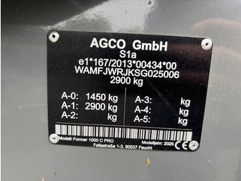 Henificadora nuevo Fendt Former 1000 C PRO: foto 2 Henificadora nuevo Fendt Former 1000 C PRO: foto 2