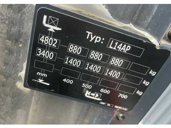 Apilador Linde L14AP: foto 5